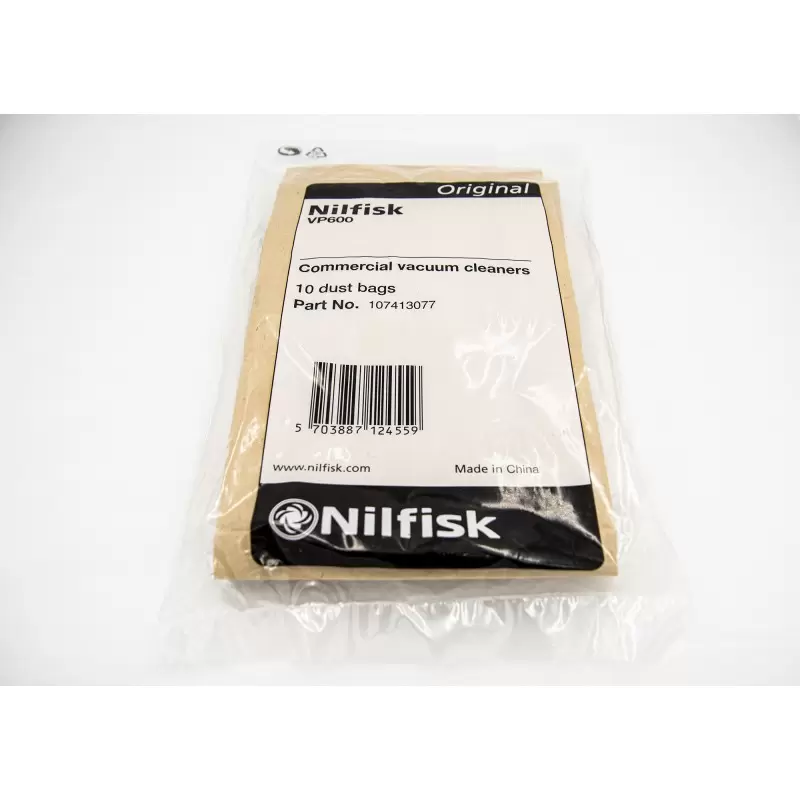 LOT DE 10 SAC POUSSIERE PAPIER NILFISK