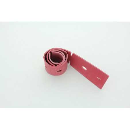 LAMELLE SUCEUR AVANT POUR AUTOLAVEUSE TENNANT T2 (LINATEX ROUGE) DIMENSIONS LONG 681MM x LARG 51MM x EP 3MM